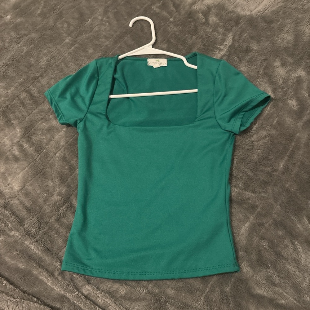 Chic Teal Women's Blouse